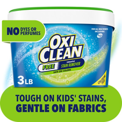 OxiClean Versatile Stain Remover Powder Free Laundry Stain Remover - 3 Lb - Image 1