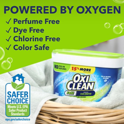 OxiClean Versatile Stain Remover Powder Free Laundry Stain Remover - 3 Lb - Image 4