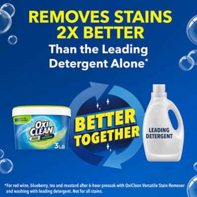 OxiClean Versatile Stain Remover Powder Free Laundry Stain Remover - 3 Lb - Image 3