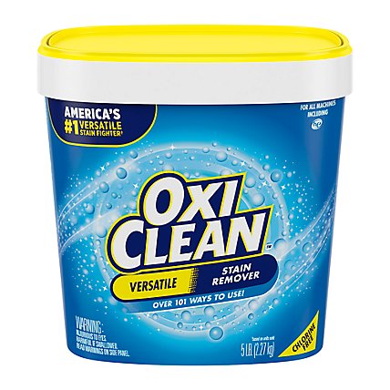 OxiClean Versatile Laundry Stain Remover Powder For Clothes And Home - 5 Lb - Image 1