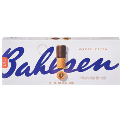 Bahlsen Wafers Rolls Waffeletten Dark Chocolate - 3.5 Oz - Image 3