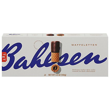 Bahlsen Wafers Rolls Waffeletten Dark Chocolate - 3.5 Oz - Image 2
