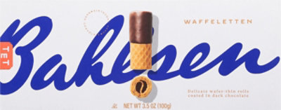Bahlsen Wafers Rolls Waffeletten Dark Chocolate - 3.5 Oz - Image 2