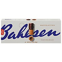 Bahlsen Wafers Rolls Waffeletten Dark Chocolate - 3.5 Oz - Image 1