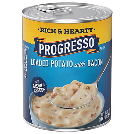 Progresso Rich & Hearty Soup Loaded Potato with Bacon - 18.5 Oz - Image 3
