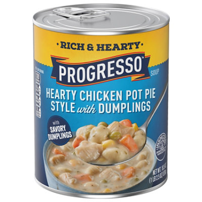 Progresso Rich & Hearty Soup Hearty Chicken Pot Pie Style - 18.5 Oz - Image 3