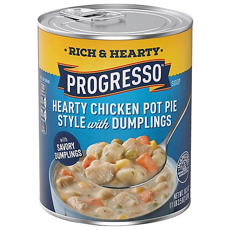 Progresso Rich & Hearty Soup Hearty Chicken Pot Pie Style - 18.5 Oz