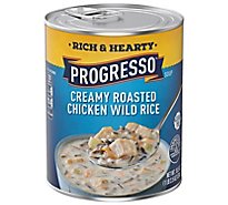 Progresso Rich & Hearty Soup Creamy Roasted Chicken Wild Rice - 18.5 Oz