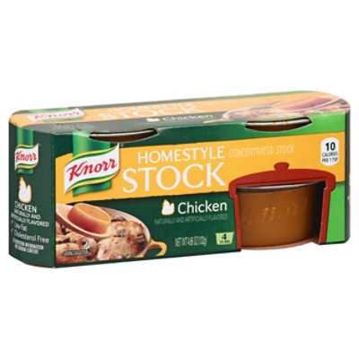 Knorr Stock Concentrate Homestyle Chicken 4 Count - 4.66 Oz