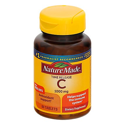 Nature Made Vitamin C Timed Release With Rose Hips 1000 Mg - 60 Count - Image 3