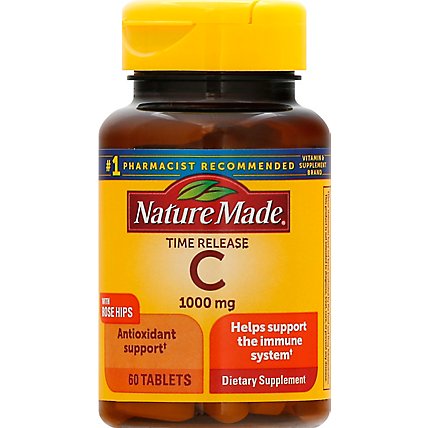 Nature Made Vitamin C Timed Release With Rose Hips 1000 Mg - 60 Count - Image 2