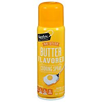 Signature SELECT Cooking Spray No Stick Butter Flavored Aerosol - 6 Oz - Image 2