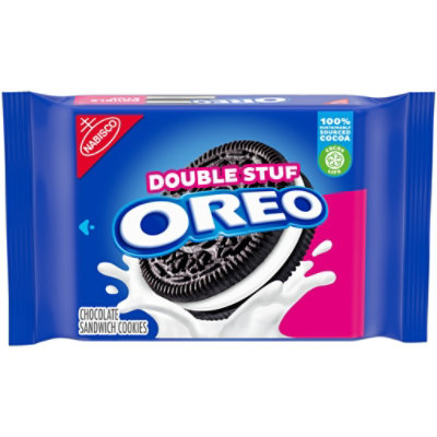 OREO Double Stuf Sandwich Cookies Chocolate - 15.35 Oz - Image 1