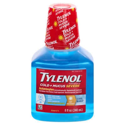 Tylenol Cold Multi Symptom Day Cool Burst - 8 Oz - Image 3