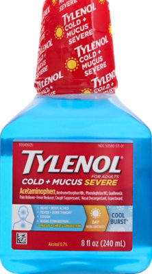 Tylenol Cold Multi Symptom Day Cool Burst - 8 Oz - Image 2