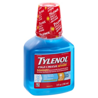 Tylenol Cold Multi Symptom Day Cool Burst - 8 Oz - Image 1