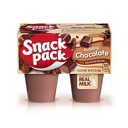 Snack Pack Pudding Chocolate - 4-3.25 Oz - Image 2