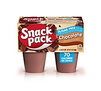 Snack Pack Pudding Sugar Free Chocolate - 4-3.25 Oz
