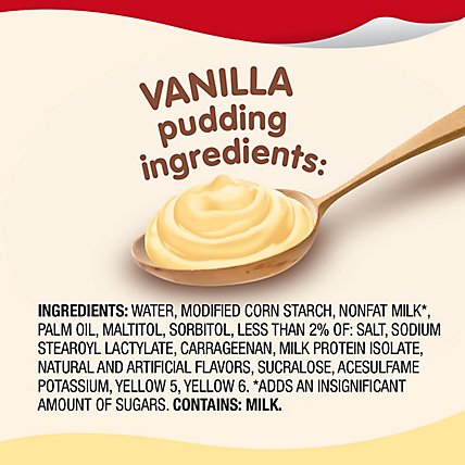 Snack Pack Pudding Sugar Free Vanilla - 4-3.25 Oz - Image 5