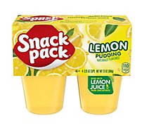 Snack Pack Pudding Lemon - 4-3.5 Oz