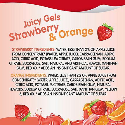 Snack Pack Juicy Gels Sugar Free Orange Strawberry - 4-3.25 Oz - Image 5