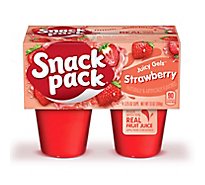 Snack Pack Juicy Gels Strawberry - 4-3.25 Oz
