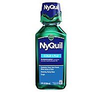 Vicks NyQuil Cold & Flu Relief Nighttime Liquid Original - 12 Fl. Oz.