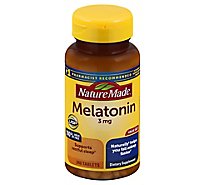 Nature Made Melatonin Value Size Tablets 3 Mg - 240 Count