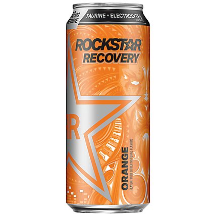 Rockstar Energy Drink Recovery Orange Energy/Hydration - 16 Fl. Oz. - Image 1