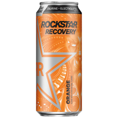 Rockstar Energy Drink Recovery Orange Energy/Hydration - 16 Fl. Oz.