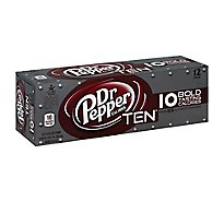 Dr Pepper TEN 12 fl oz cans 12 pack