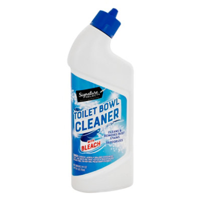 Signature SELECT Cleaner Toilet Bowl With Bleach - 24 Oz