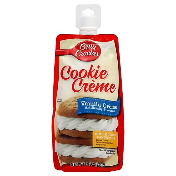 Betty Crocker Cookie Creme Vanilla - 7 Oz