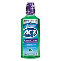 ACT Total Care Mouthwash Anticavity Fluoride Fresh Mint - 18 Fl. Oz.