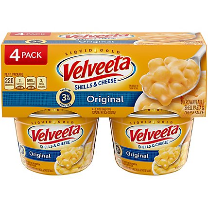 Velveeta Shells & Cheese Original 4 Pack Cup - 4-2.39 Oz - Image 3