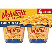 Velveeta Shells & Cheese Original 4 Pack Cup - 4-2.39 Oz - Image 1