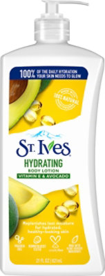 St. Ives Body Lotion Daily Hydrating Vitamin E - 21 Fl. Oz. - Image 2