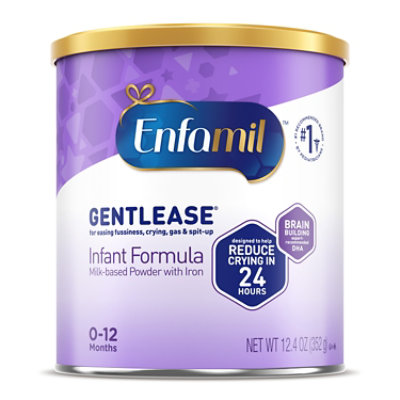 Enfamil Gentlease Infant Formula Milk With Iron Powder Can - 12.4 Oz - Image 1