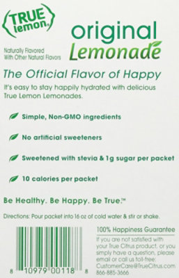 True Lemon Drink Mix Original Lemonade 10 Count - 1.06 Oz - Image 5