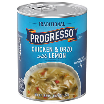 Progresso Traditional Soup Chicken & Orzo with Lemon - 18.5 Oz - Image 2