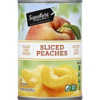 Signature SELECT Peaches Yellow Cling in Extra Light Syrup Sliced - 15 Oz - Image 2