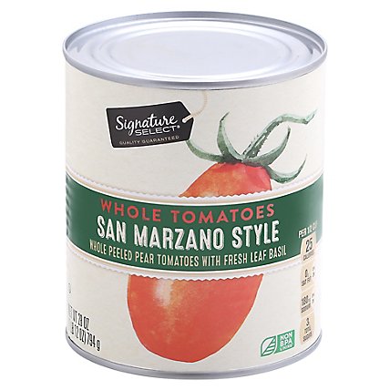 Signature SELECT Tomatoes Whole San Marzano Style - 28 Oz - Image 3