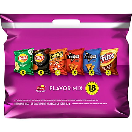 Frito Lay Snacks Flavor Mix Bag - 18-1 Oz - Image 2