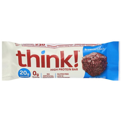 thinkThin High Protein Bar Brownie Crunch - 2.1 Oz