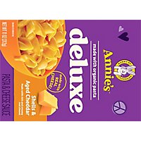 Annies Homegrown Macaroni & Cheese Sauce Creamy Deluxe Aged Cheddar Box - 11 Oz - Image 6