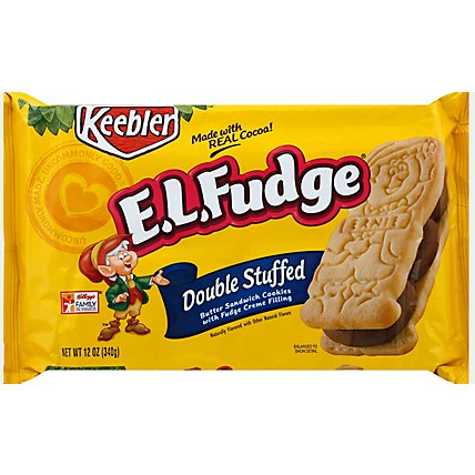 Keebler E.L. Fudge Cookies Elfwich Double Stuffed - 13.6 Oz - Image 2