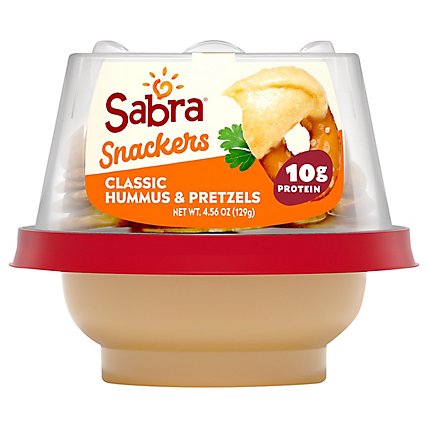Sabra Classic Humms with Pretzels - 4.56 oz. - Image 1