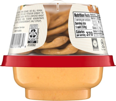 Sabra Roasted Red Pepper Hummus with Pretzels - 4.56 Oz. - Image 6