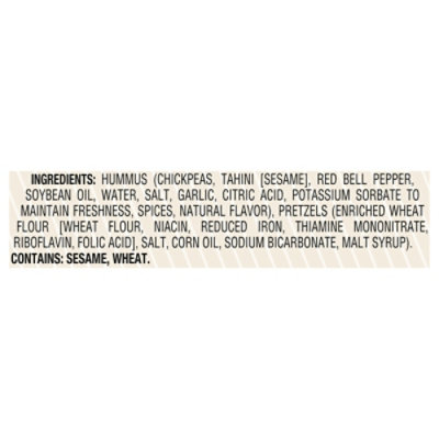 Sabra Roasted Red Pepper Hummus with Pretzels - 4.56 Oz. - Image 5