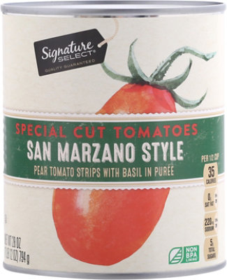 Signature SELECT Special Cut San Marzano Style Tomatoes - 28 Oz - Image 2